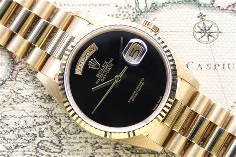 18238 rolex onyx|market price for rolex 18238.